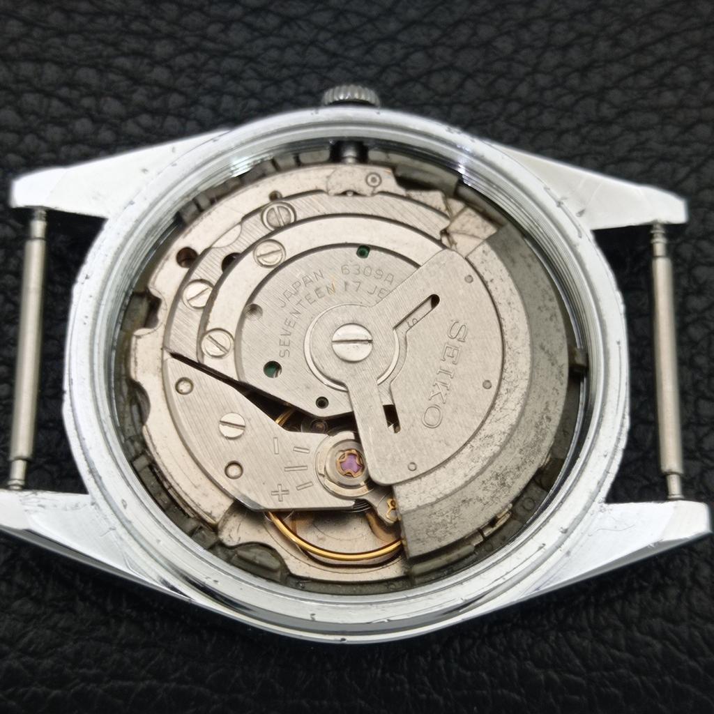 ВИНТАЖНЫЕ ОТРЕМОНТИРОВАННЫЕ МУЖСКИЕ АВТОМАТИЧЕСКИЕ ЧАСЫ SEIKO 5 ЯПОНИЯ СЕРЕБРЯНЫЙ ЦИФЕРБЛАТ a443979-1