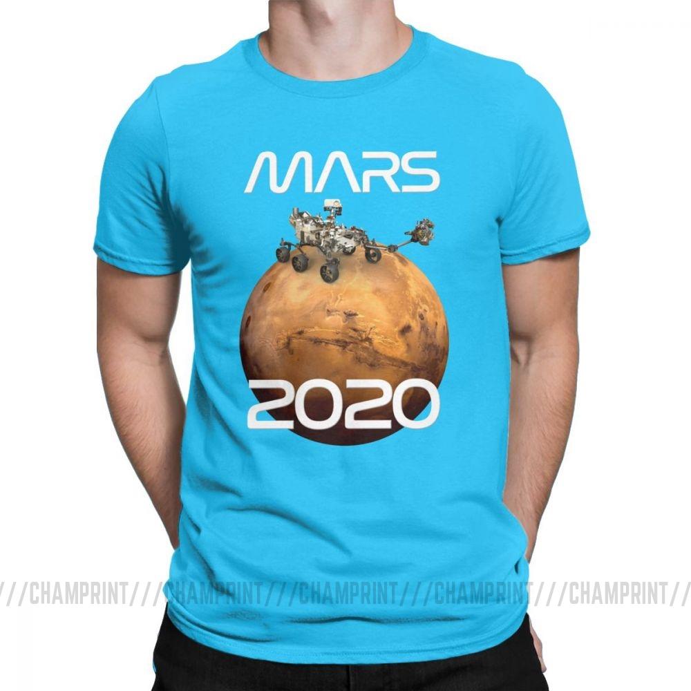 Rover Mission T Shirt For Men Space Explorers Occupy Short Sleeve Awesome Tees