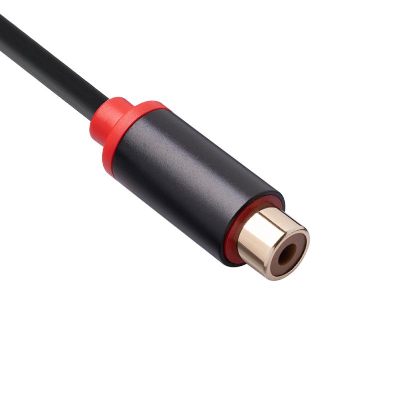 Аудиоадаптерный кабель RCA папа - двойной RCA мама Стереоразветвитель 3686MFF-03
