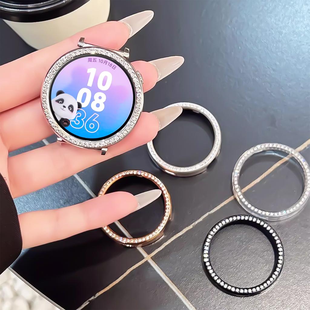 Блестящий полый корпус-рамка для Huawei Watch GT6 Алмазный хрустальный бампер-защита для Huawei Watch GT6 41 мм Аксессуар-оболочка