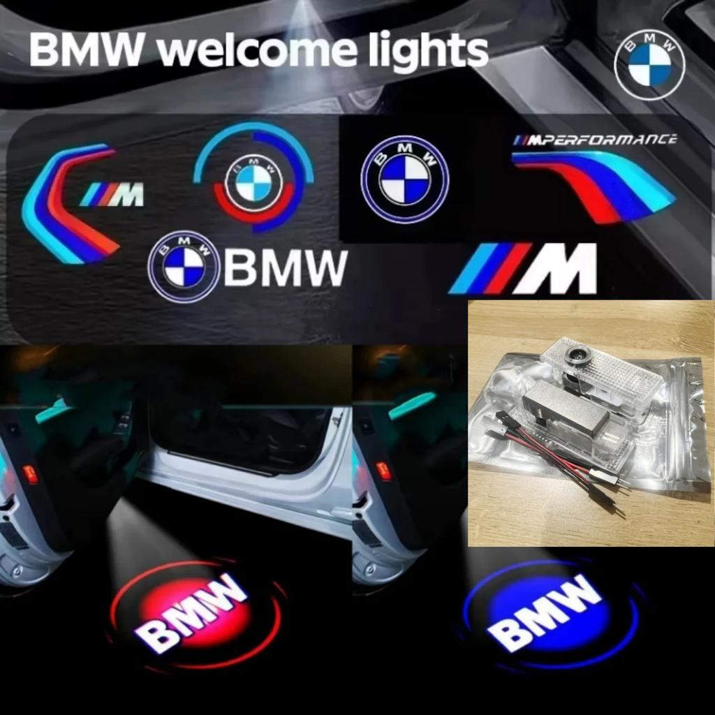 2/4 шт. светодиодная лампа приветствия для автомобиля подходит для BMW 1 серии E81 E82 E87 E88 F20 F21 04-18 / 2 4 5 6 7 серии декоративное освещение.