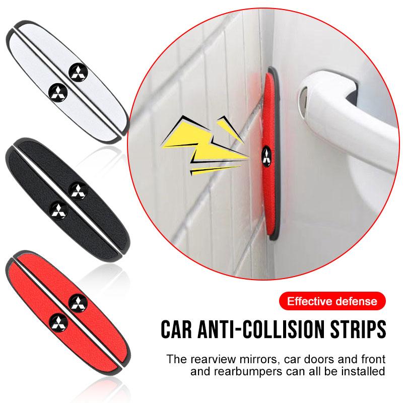 Car Door Anti-Collision Strip Rearview Mirror Protection Sticker for Mitsubishi Lancer Mirage Eclipse L200 Pajero Sport Attrage