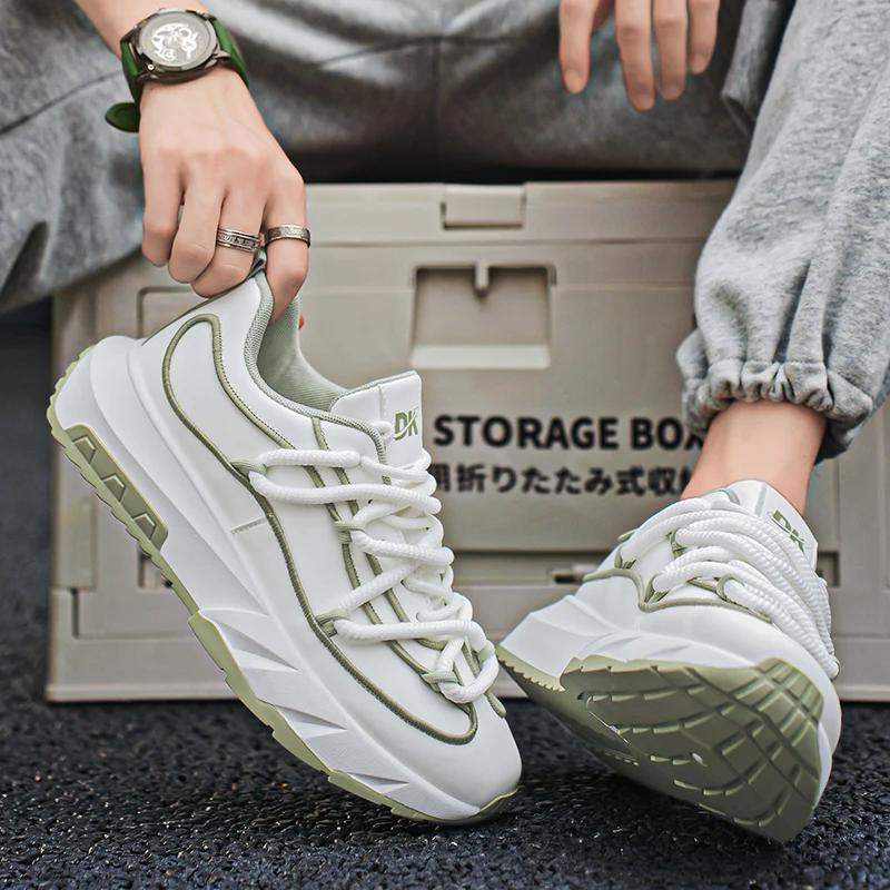 Модная спортивная обувь на платформе для спорта и отдыха, мягкие и удобные повседневные кроссовки для мужчин, износостойкая обувь для мужчин, новые