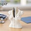 Nurse Pen Holder Uniform Holder, 3D Printed Medical Theme Desk Organizer for Pink Pens Makeup Brushes Small Stationery, Decorative Gift Female Doctors
