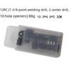Набор из 13 сверл из быстрорежущей стали для удаления точечной сварки с шестигранной ручкой