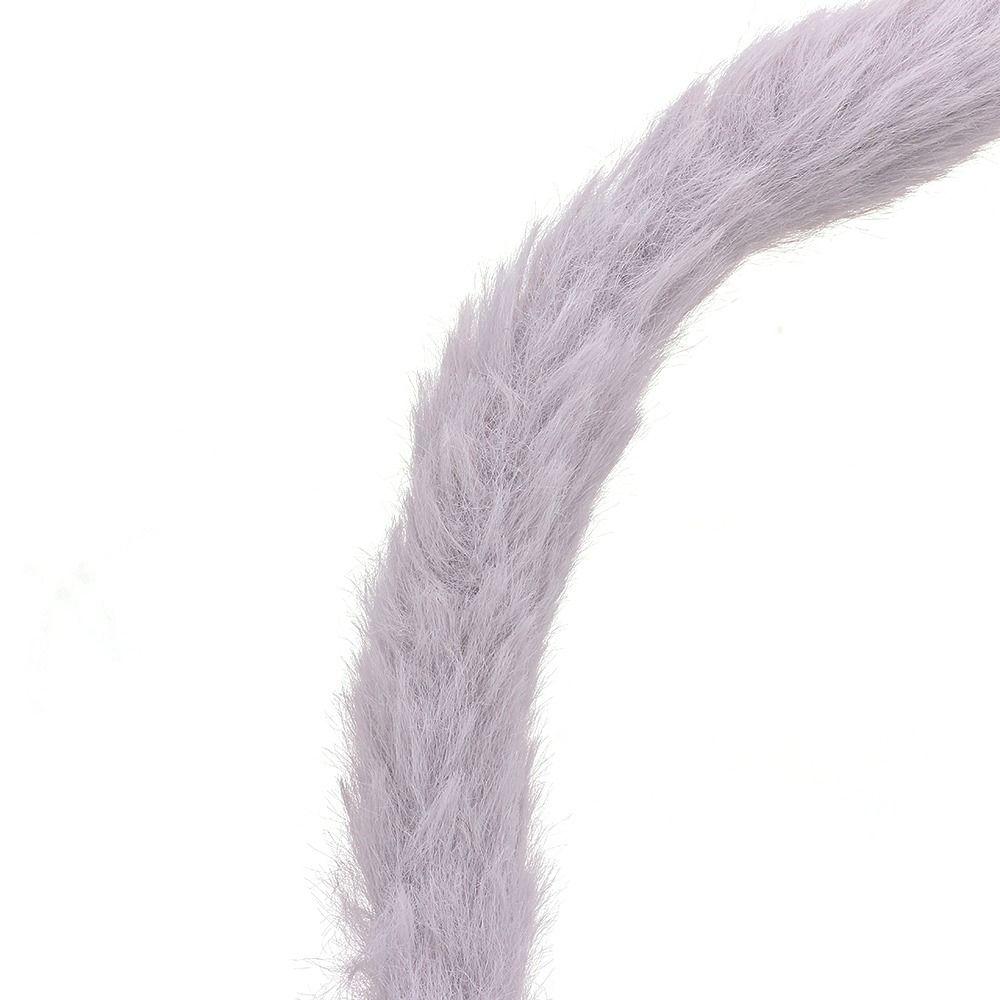 Плюшевая кроличья шерсть, скручивающаяся палочка, полоска, пушистая отделка, скручивающаяся палочка, искусственный мех, лента, сценический костюм, сделай сам, скручивающаяся палочка