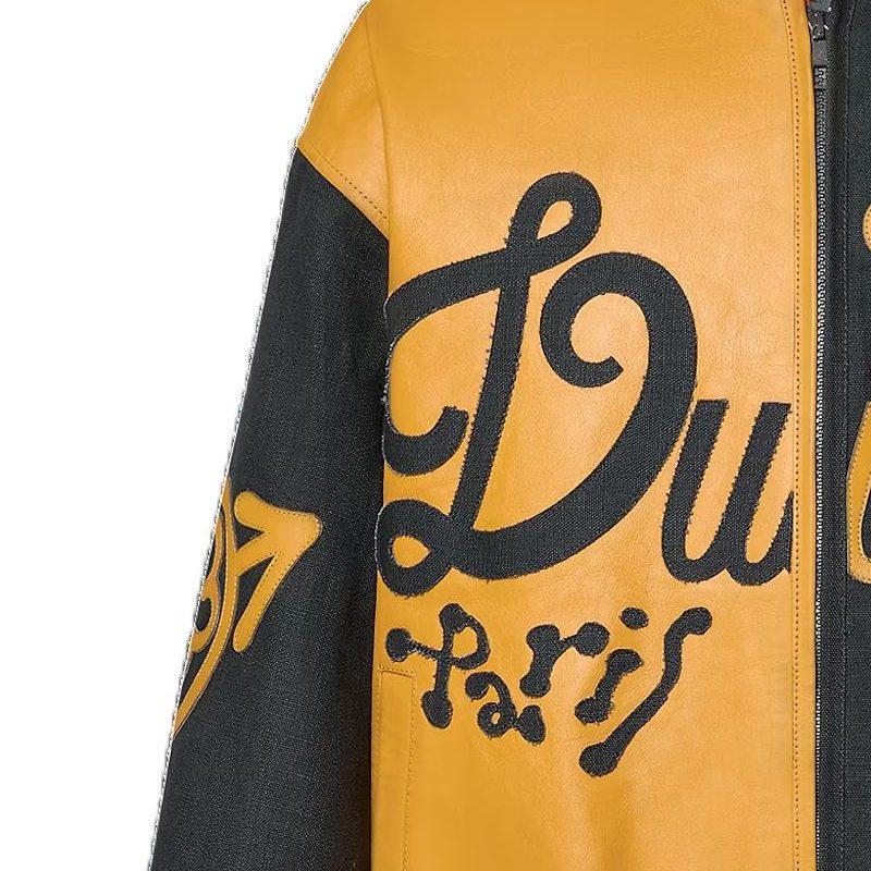Louis Vuitton Смешанный холст и кожаный бомбер 1AB989