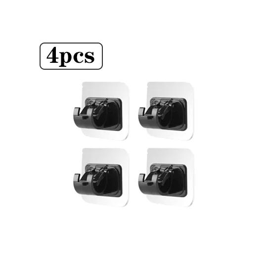 2/4/6 шт. кронштейн для карниза без дрели, самоклеящийся держатель для карниза, крючки, регулируемый крючок для карниза без гвоздей, аксессуар для дома