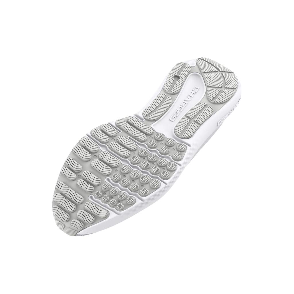 Under Armour Surge 4 White Metallic Silver Women Sneakers Distant-Grey 3027007-100