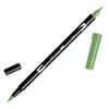 Двусторонний маркер Tombow Dual Brush Pen ABT 158, на водной основе, графический, для иллюстраций и леттеринга, Темно-оливковый