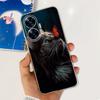 For Realme C55 4G Case 2023 Phone Cover Beautiful Flower Painted Soft Funda Clear Coque For Realme C55 2023 Bumper RealmeC55 Bag