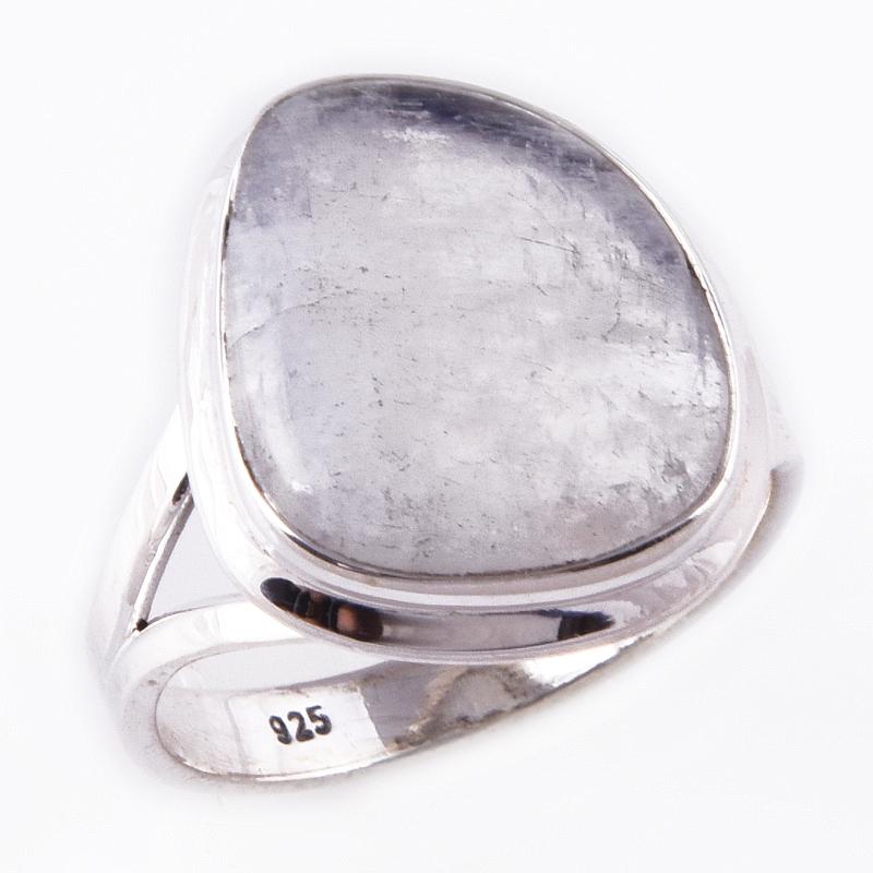 Кольцо из стерлингового серебра 925 пробы с натуральным радужным лунным камнем ручной работы S.8 s2g08