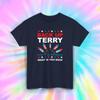 Футболка "Back Up Terry" | Забавная футболка с фейерверками | Футболка с юмором на 4 июля