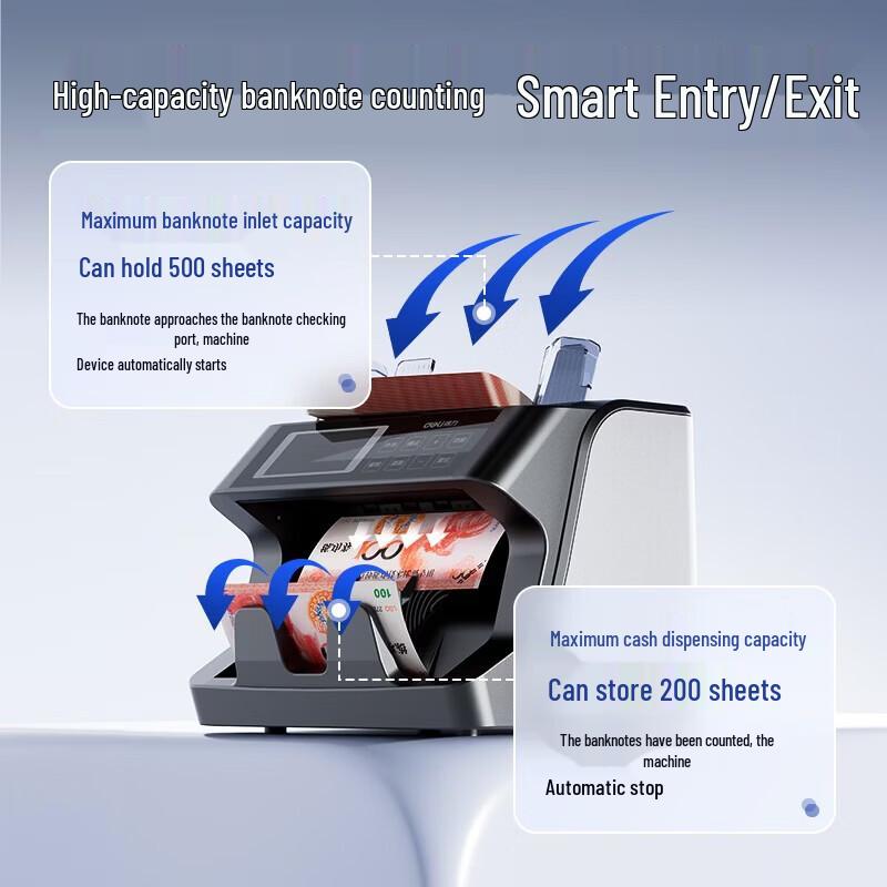 Deli 9808 Smart Voice Banknote Counter CN plug (adapter included)