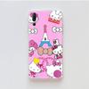 Прозрачный чехол для Samsung A04 A14 A23 M33 M53 Realme 10 9 C35 C55 VIVO X80 Infinix Hot 30 Note 11 Tecno Spark 8P Pro L-19 Hello Kitty