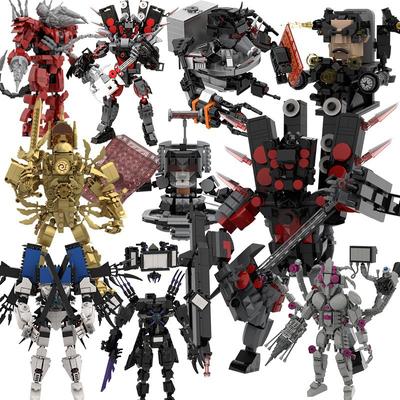 Строительный блок Титан Часы Человек 2.0 Оператор Спикер Дрель Человек Кирпичи Модель