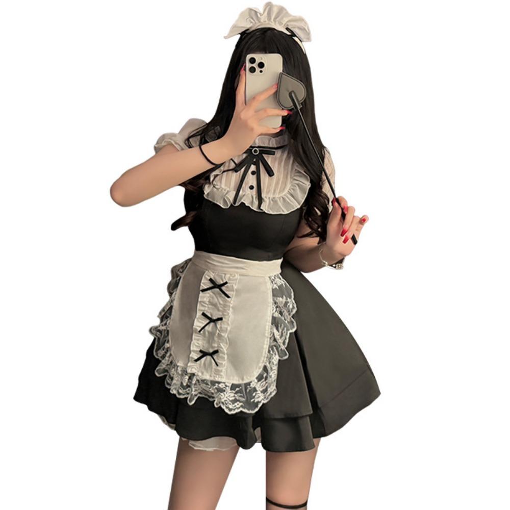 Xianyi Эротическое нижнее белье Костюм горничной Чистое желание Косплей Униформа Сексуальная страсть Продвинутое чувство Костюм горничной Набор для соблазнения 568