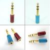 6.35mm Male To 3.5mm Female Stereo Jack Plug Audio Connector Headphone Amplifier Adapter Microphone AUX 6.35 3.5mm