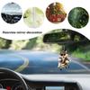 Cute Animal Keychain, Rearview Mirror Pendant Flat Acrylic Creative Bag Keychain Pendant Car Pendant