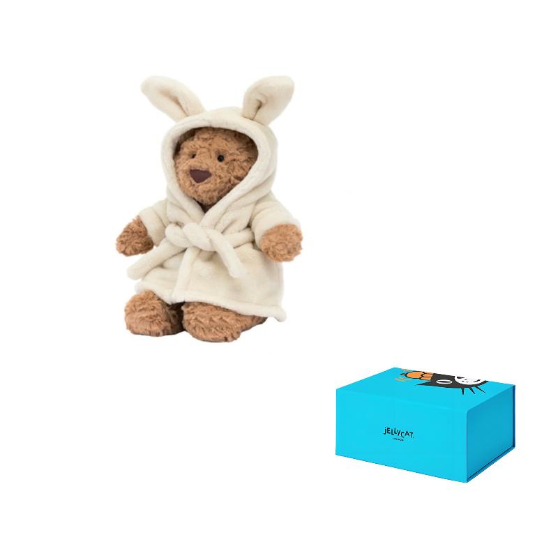 JELLYCAT Easter Barcelona Bear Bathrobe Doll Plush Doll 26cm Height