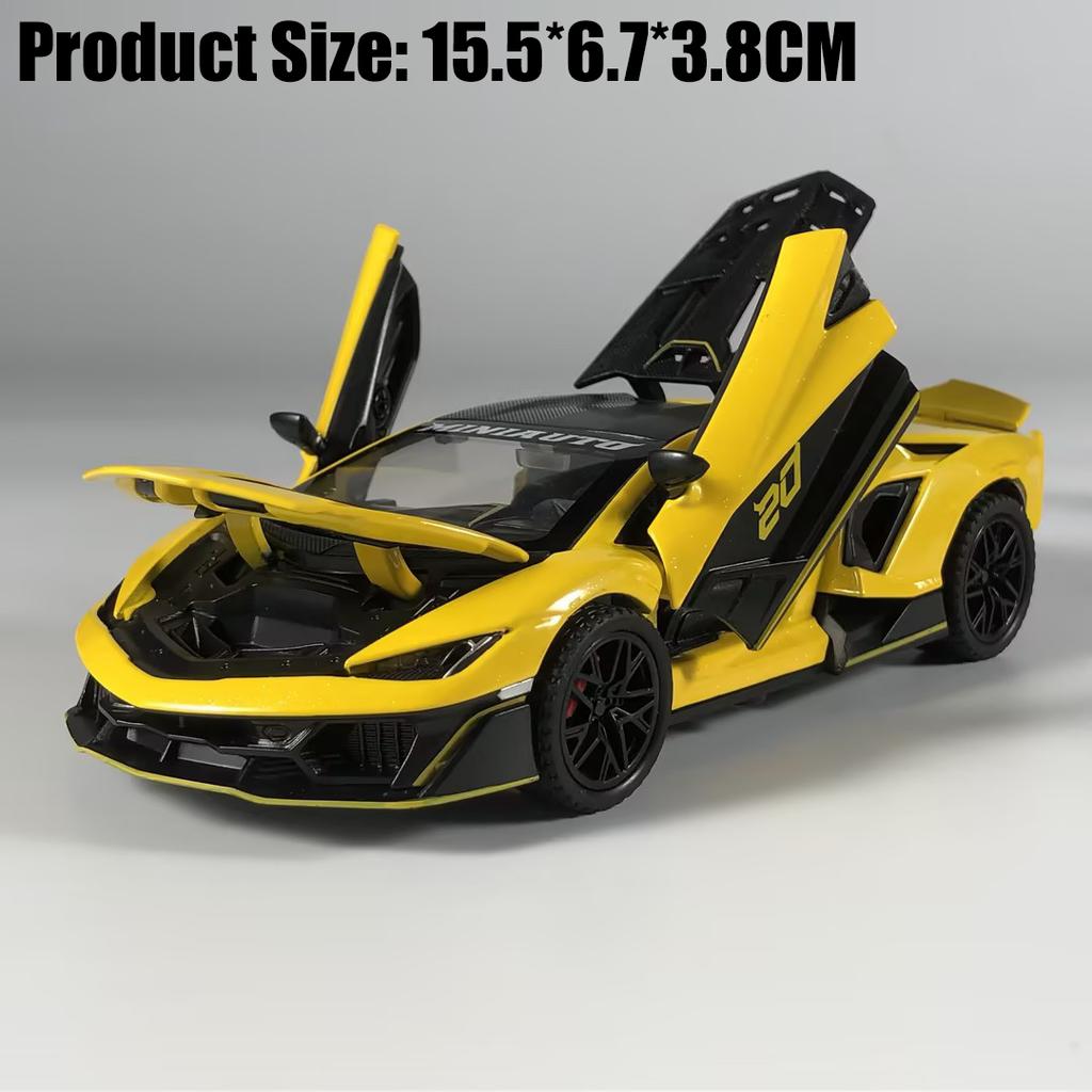 1:32 Lamborghini Fenomeno Superveloce Sv Гиперкар Металлический Литой Модель Автомобиля Звук и Свет Коллекционные Предметы Украшения Хобби Подарки
