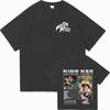 Футболки унисекс с принтом рэпера Kidd Keo Bando Boyz Tour, женская модная уличная футболка Y2K, повседневная хлопковая футболка высокого качества, оверсайз, уютная