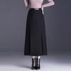 Юбка-бюст женская весна и осень высококачественная плиссированная длинная юбка Han Dabao юбка однотонная женская маленькая драпировка ощущение тонкости