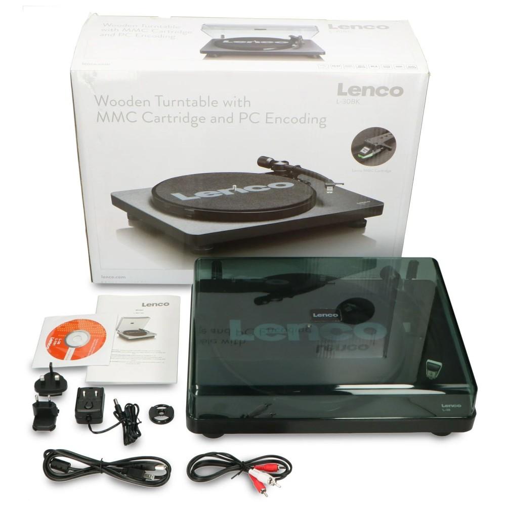 Проигрыватель Lenco L 30 - черный, Lenco