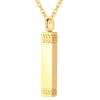 [InfuMemo] Cremation Jewelry Urn Necklace Ashes Memorial Bar Cremation Jewelry Keepsake Urn Memorial Ashes for Women and Men