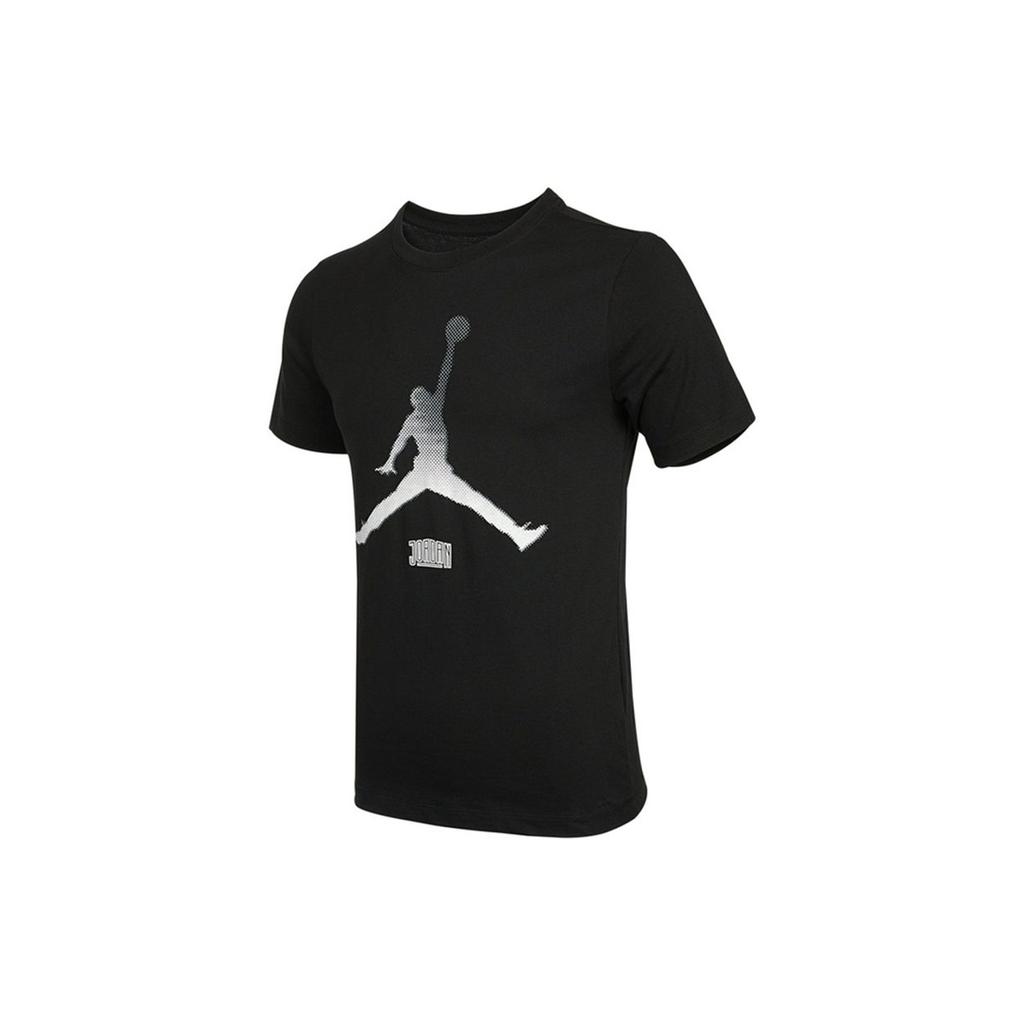 Jordan Футболки Jumpmanteecrew Мужские Черные с Круглым Вырезом Умеренный Прямой Крой DO8905-010
