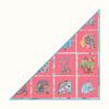 Brand Triangle Scarf Woman Twill Silk Scarves Luxury Classical Lattice Bandana Headband Hijab Foulard Neckerchief Fashion Shawl