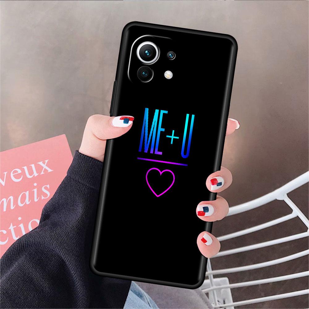 Милый чехол Love Heart Funda для Xiaomi Mi 11 Lite 5G NE 11T Pro 10T 9T Note 10 12 12X 12S Ультрамягкий силиконовый чехол для телефона