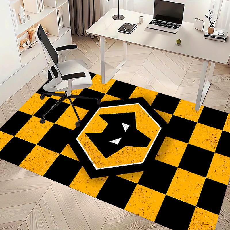 Football club logo Printed Absorbent Washable Carpet, Non-Slip Bathroom Mats, Kitchen Rugs, Yoga Mat,Living Room Entrance, Camping Picnic Rugs