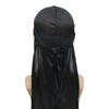 Имитация шелковистого Durag с длинным хвостом, пиратская шляпа, повязка на голову, тюрбан для детей, детская лента, эластичная шапка Baotou, ленты для волос, аксессуары