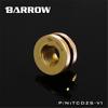Barrow TCDZS-V1 Проходной фитинг G1/4'' Отверстия для заглушки заливного порта Для шланга Использование для водяного охлаждения 4 цвета TCDZS-V1