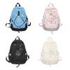Trendy Casual School Bag for Teen Nylon Book Bag Laptop Backpack Middle Backpack