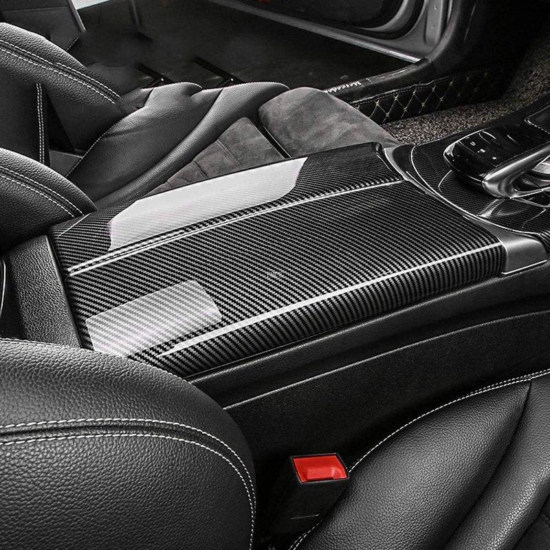 Durable Car Carbon Fiber Armrest Box for Mercedes Benz E Class W213 2016-
