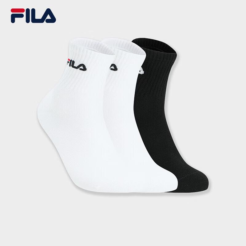 FILA Men's Mid-Calf Sports Socks - 3 Pair Pack