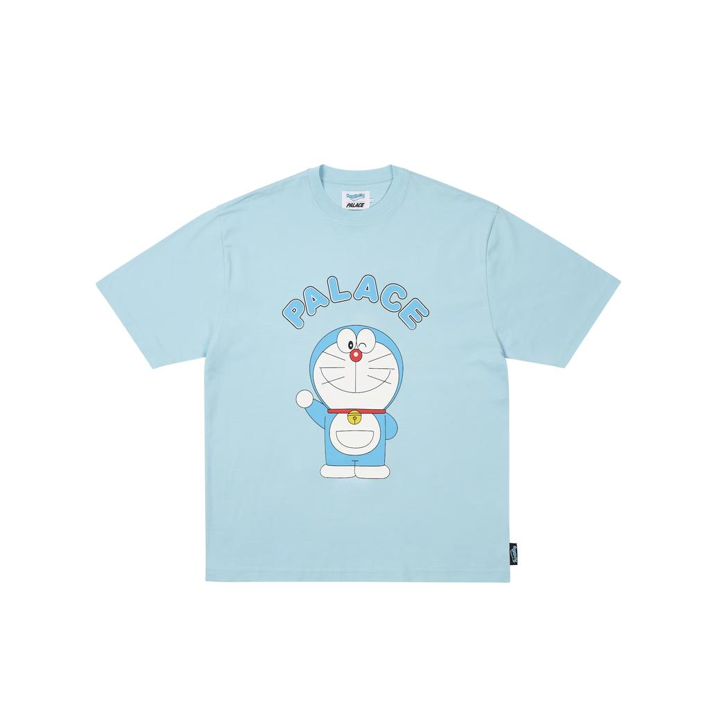Palace X Doraemon T-Shirt Skyline Blue Unisex Tops P29TS067