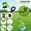 Портативная электрическая аккумуляторная газонокосилка с литиевой батареей, ручной триммер для травы, эффективный уход за газоном для домашнего использования