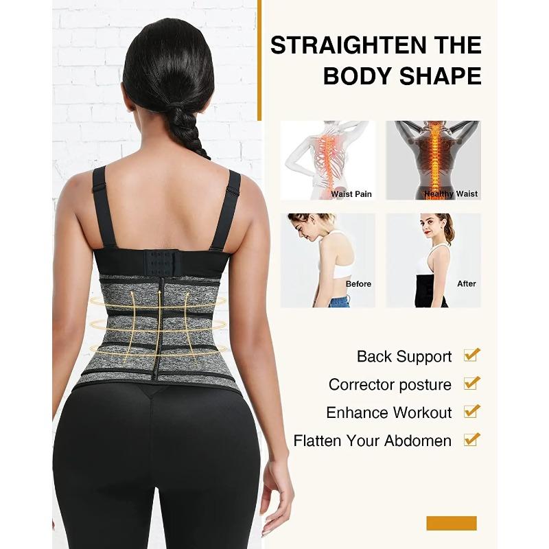 Женский поясной тренажер Cincher с 3 ремнями - пояс для контроля за потоотделением и тренировкой для похудения