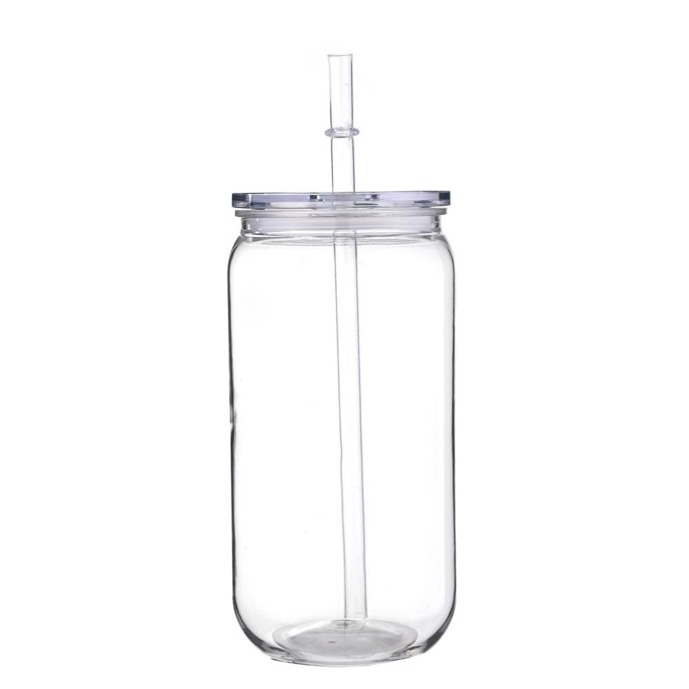 Прозрачный пластиковый стакан с цветной крышкой поставляется с соломинкой и крышкой для стакана. Можно использовать для молока, кофе, защищен от проливания. 16 унций