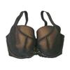 European and American Large Size Thin Molded Cup with Underwire Bra To Accommodate Large Breasts Women's Bra