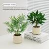 Nordic Small Potted Plant Decor - Indoor Bonsai & Bionic Greenery for Office or Living Room.
