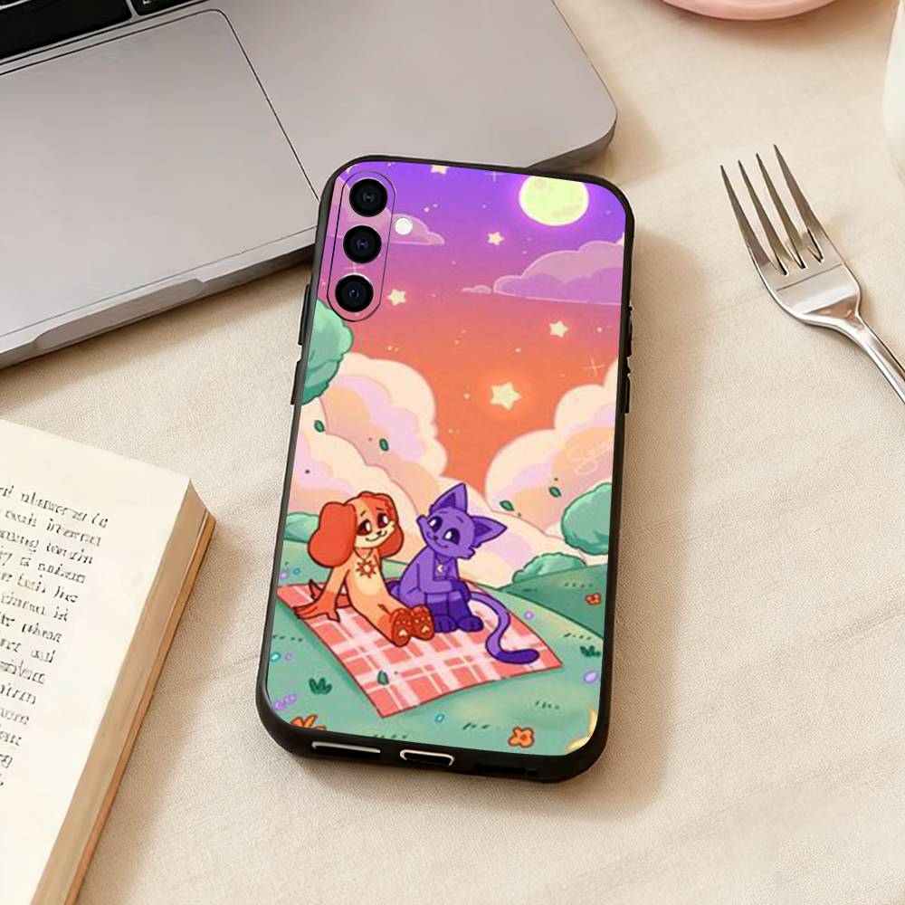 D-CatnapS Игра p-Чехол для телефона Poppys Черный Силикон Мягкий Для Samsung Galaxy A73,A72,A71,A70,A53,A52,A51