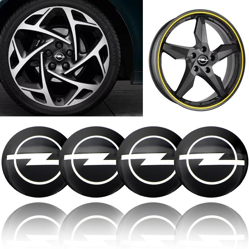 BSXU8 56mm car wheel hub center cover logo sticker For Opel insignia Astra H G J Antara vectra Vivaro corsa c d zafira b Car Styling