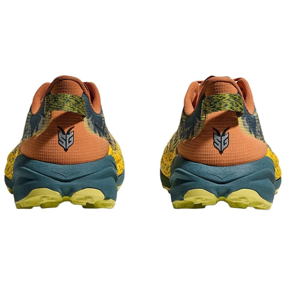 HOKA One One Speedgoat 6 Амортизация Устойчивость к истиранию Отскок Низкие Беговые кроссовки Мужские Желто-оранжевые 1147791-TTT