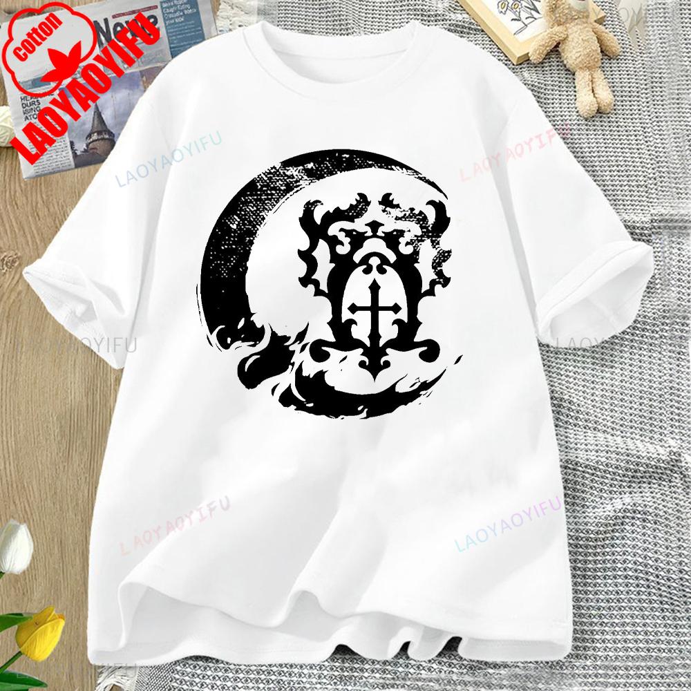Castlevania Alucard Carmilla Printed T-shirt Tops Castlevania Alucard Street Fashion Hip Hop Casual Comfortable Personality