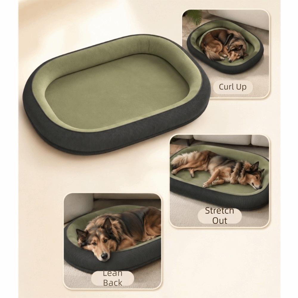 Comfortable Runway Shape Pet Bed Soft Warm Puppy Nest Four-Season Dog Sleeping Pad  Winter Season