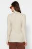 Women's Fashion Stylish Sweater Stone Soft Textured Basic Knitwear Sweater